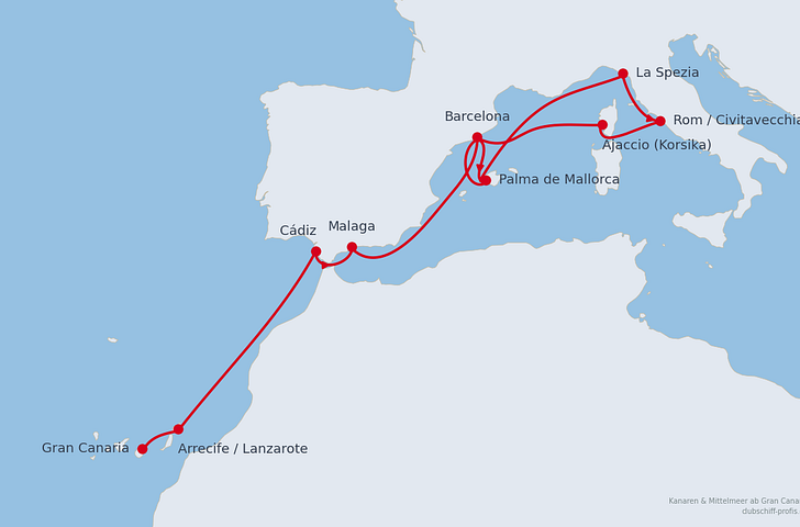 Impression zu AIDA Sommer 2027 - AIDAcosma - Kanaren & Mittelmeer