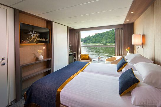 MS Amadeus Silver III - Amadeus Flusskreuzfahrten - 2-Bett-Außenkabine,Kategorie B-1,Strauss Deck (B-1)