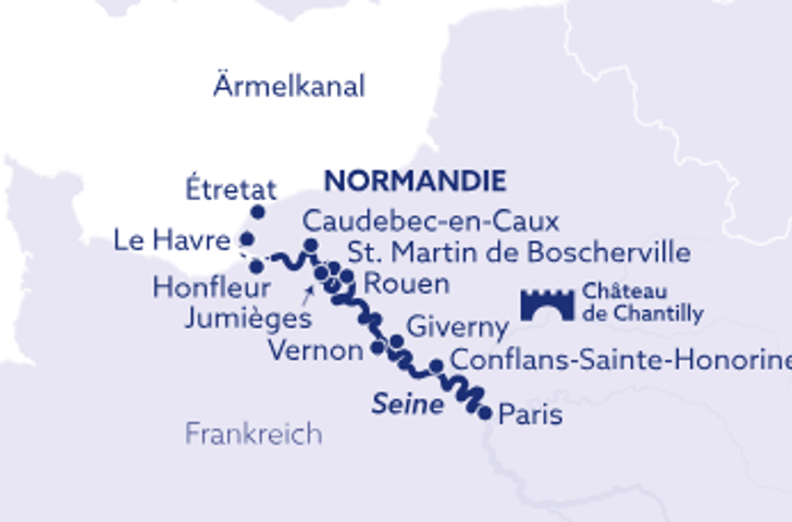 Impressionn zu nicko cruises - MS Seine Comtesse - Romantische Seine