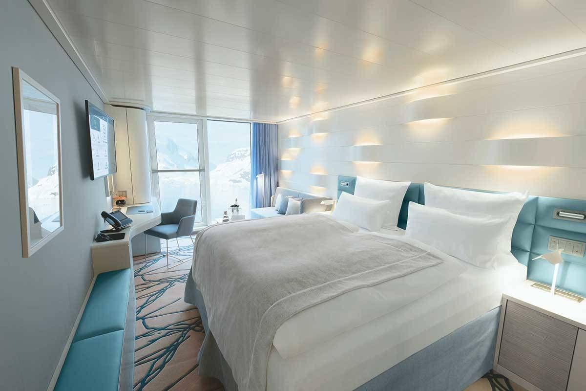 HANSEATIC inspiration - Hapag-Lloyd Cruises - 2-Bett French Balkony Kabine