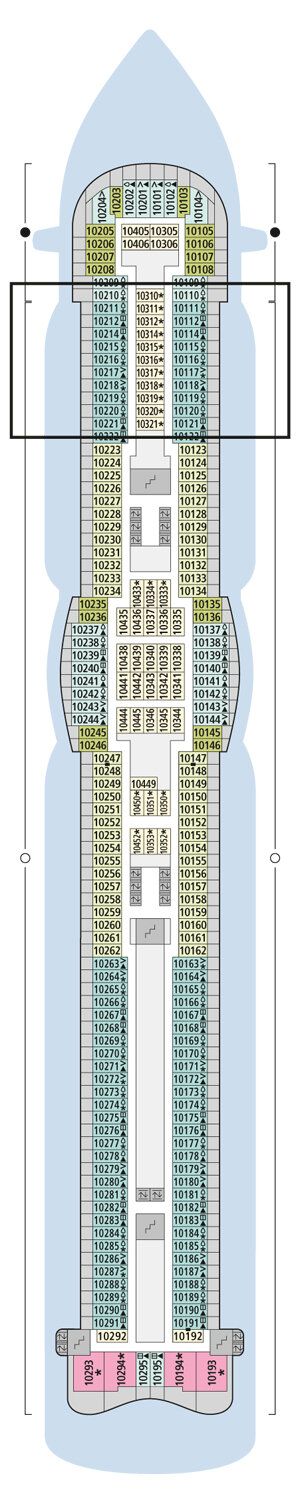AIDAperla - AIDA Cruises - Deck 10 (Deck 10)