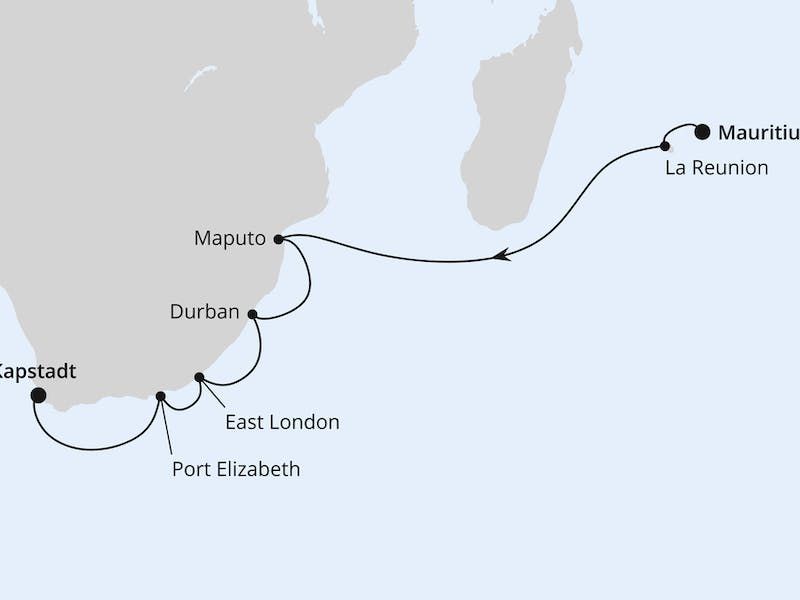  Südafrika mit La Réunion & Mauritius 1