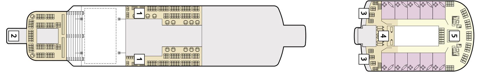 Mein Schiff 3 und 4 Deck 15