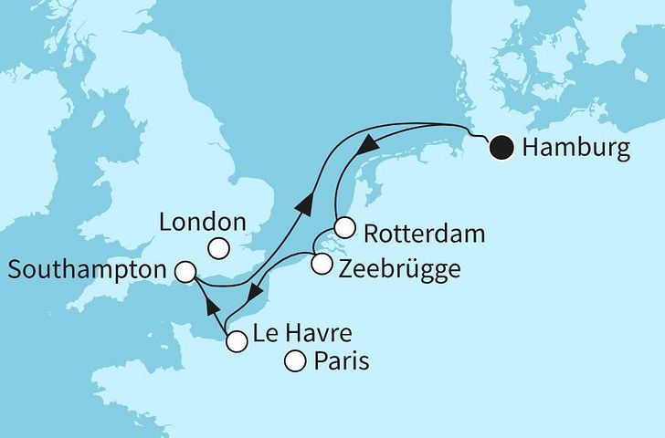 Impression zu Mein Schiff Mailights - Westeuropas Vielfalt