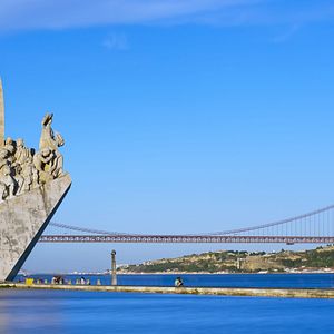 Lissabon Portugal Stadt und Straßenbahn