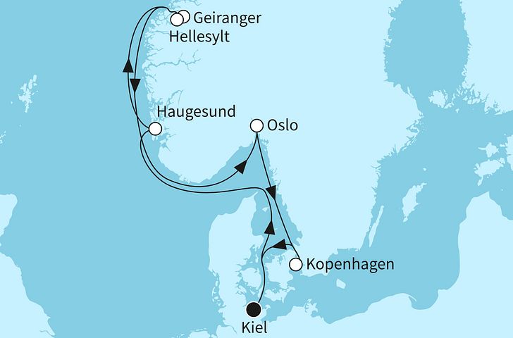 Impressionn zu Angebot der Woche - Mein Schiff 7 - Norwegens Fjordwelten