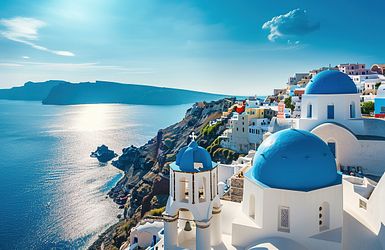 Griechische Inseln: Santorin, Rhodos und Mykonos
