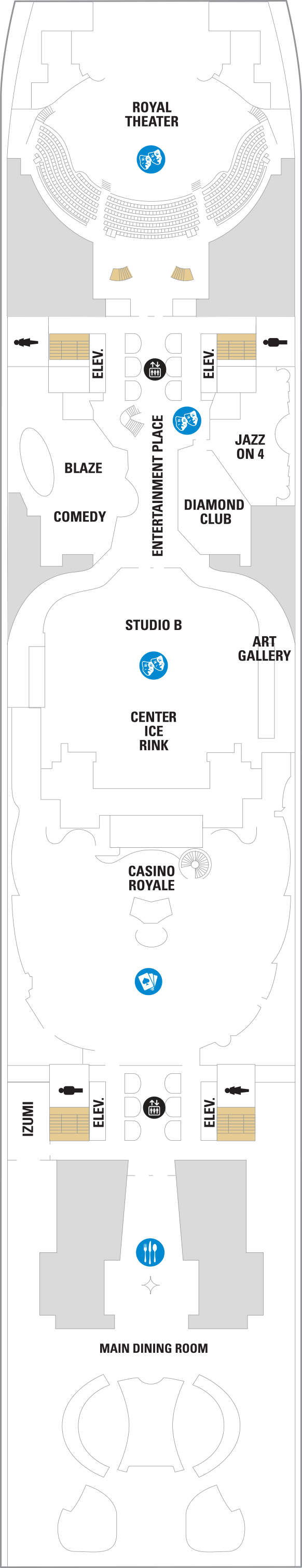 Oasis of the Seas - Royal Caribbean International - Deck 4