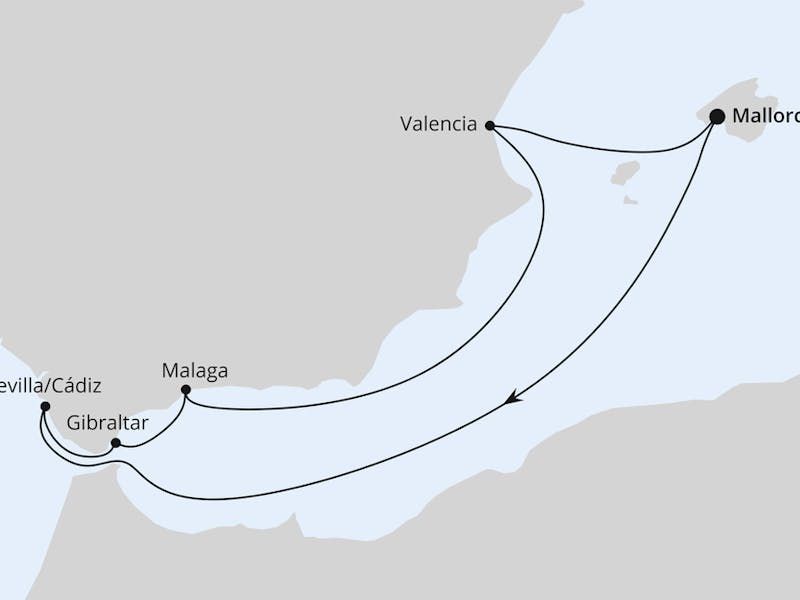  Silvesterreise im Mittelmeer ab Mallorca