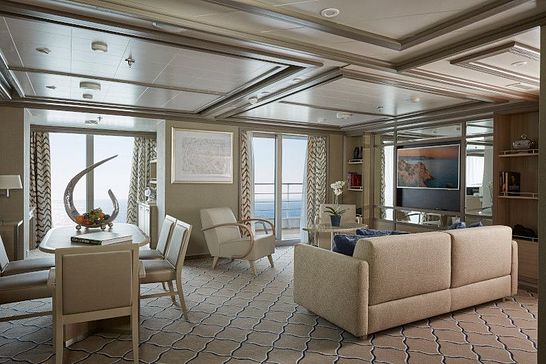 Silver Muse_Leben an Bord_Owners Suite_©Silversea Cruises Ltd.