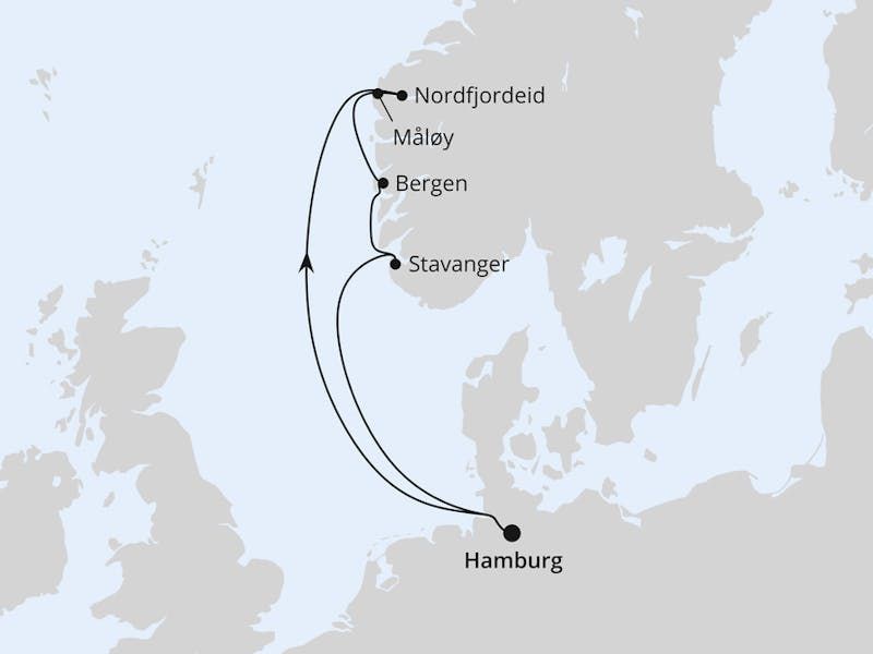 Norwegen ab Hamburg