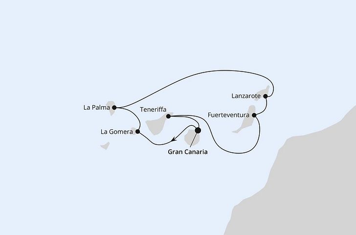 Impression zu AIDA Weihnachten & Silvester 2027/28 - AIDAstella - Kanaren mit La Gomera