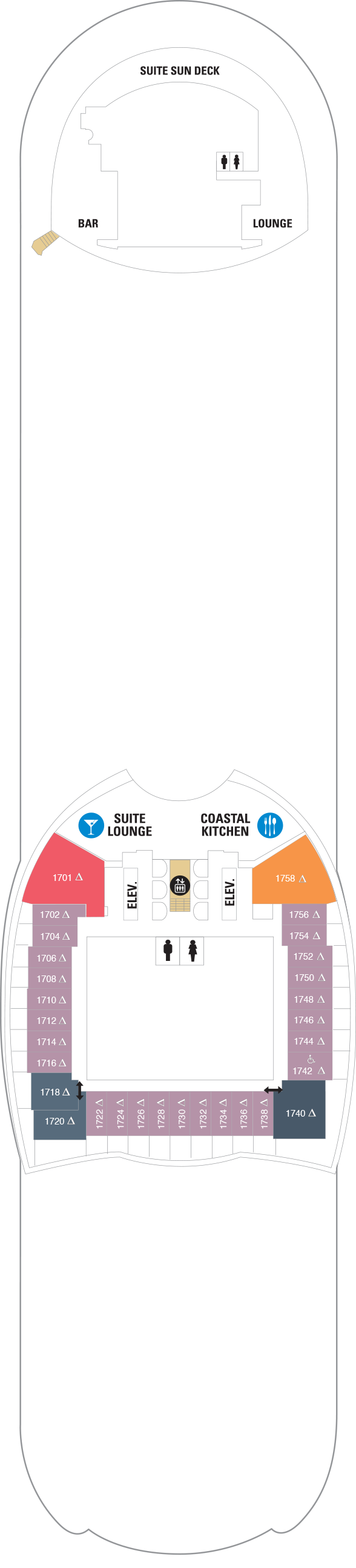 Oasis of the Seas - Royal Caribbean International - Deck 17