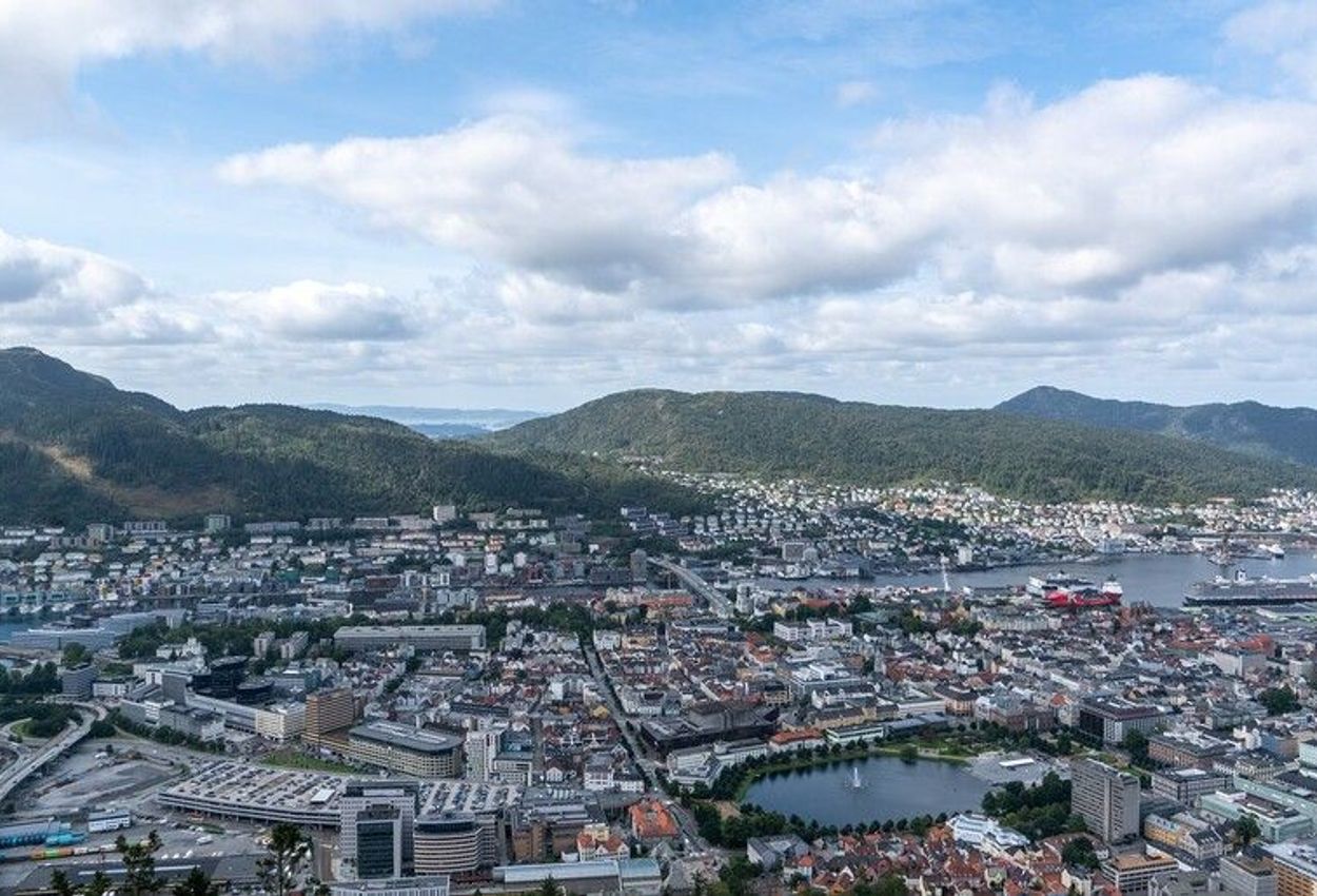 Ausblick vom Fløyen