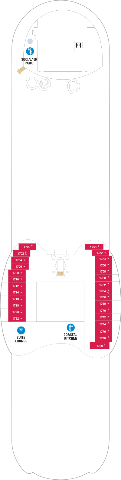 Wonder of the Seas - Royal Caribbean International - Deck 17 (Deck 17)