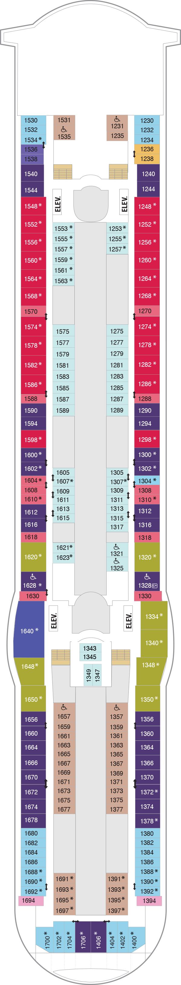 Independence of the Seas - Royal Caribbean International - Deck 10 (Deck 10)