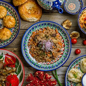  Samarkand Registan Platz Usbekistan