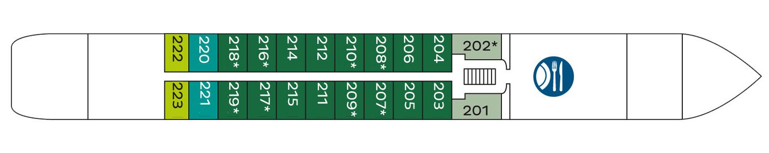 Deck 1 (Hauptdeck)