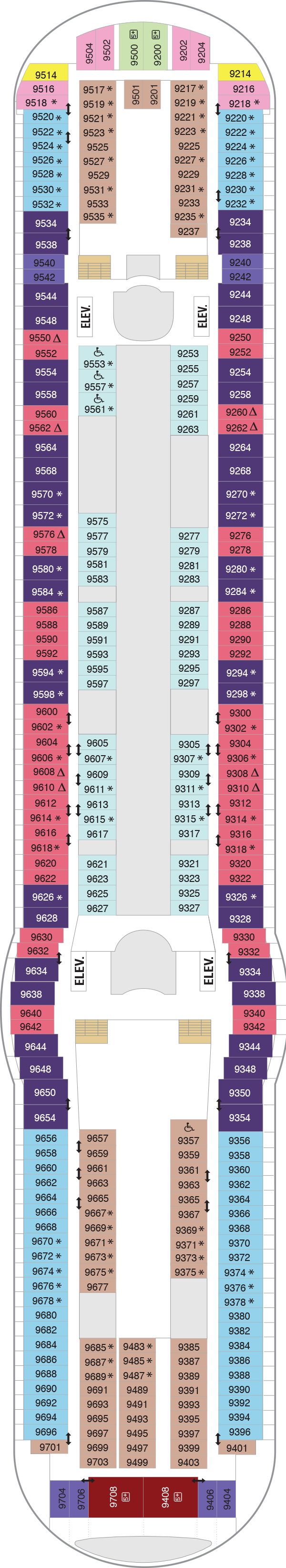 Freedom of the Seas - Royal Caribbean International - Deck 9 (Deck 9)