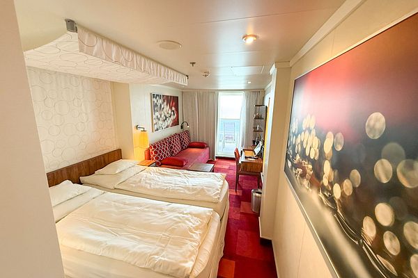 Veranda Komfort Kabine auf der AIDAcosma