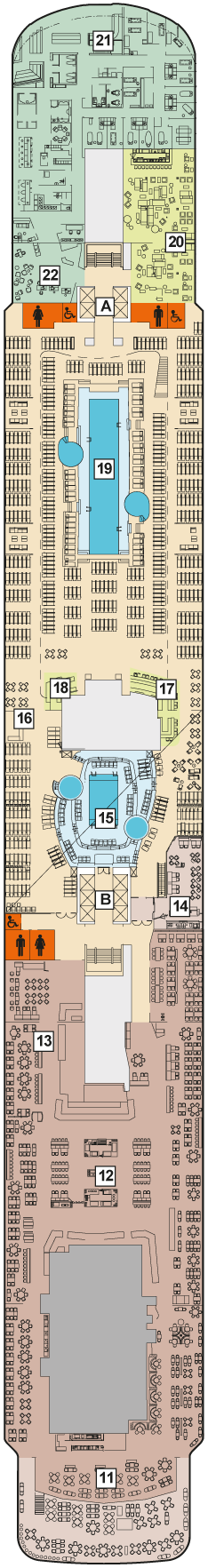 Mein Schiff 7 - TUI Cruises - Deck 12 (Aqua)