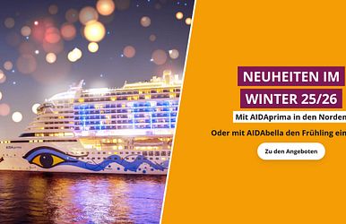 neue aida-winterreisen 2025/2026 - jetzt buchen!
