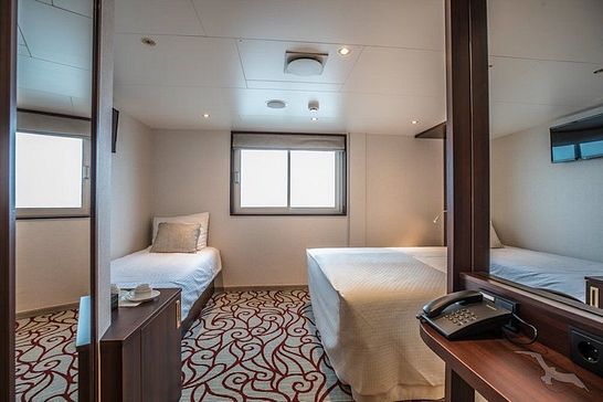 MS Swiss Crystal - Phoenix Flusskreuzfahrten - Dreibett außen Emeralddeck (A)