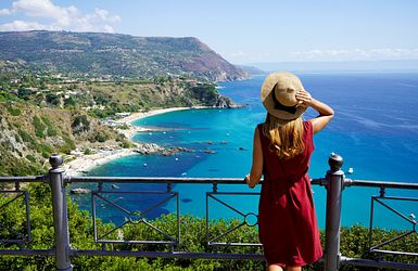 Capo Vaticano in Kalabrien, Italien