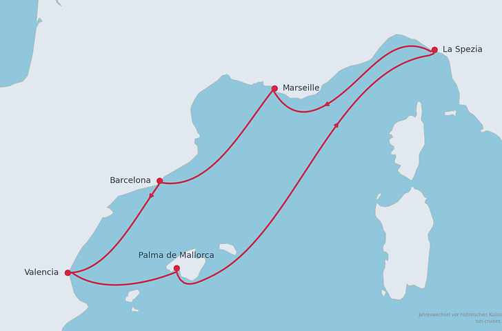 Impression zu Festtagsreisen 2026/27 - Mein Schiff 4 - Jahreswechsel vor historischen Kulissen