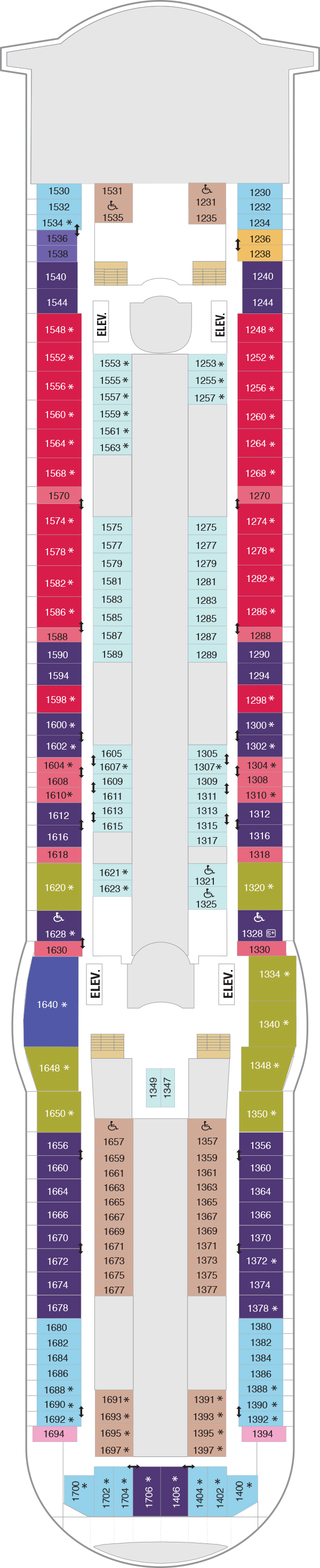 Freedom of the Seas - Royal Caribbean International - Deck 10 (Deck 10)