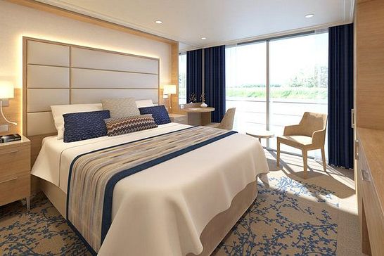 MS VistaStar - 1AVista - Kat. ODA - Deluxe Außenkabine Oberdeck achtern