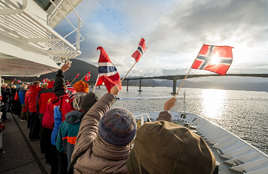 Hurtigruten: Ausschiffung