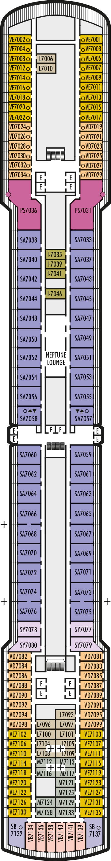 MS Nieuw Amsterdam - Holland America Line - Deck 7 (Rotterdam)