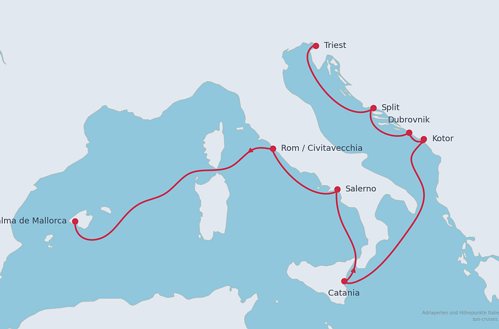 Impression zu Sommer 2026 Wunschtarif - Mein Schiff 4 - Mittelmeerinseln und Adriaperlen