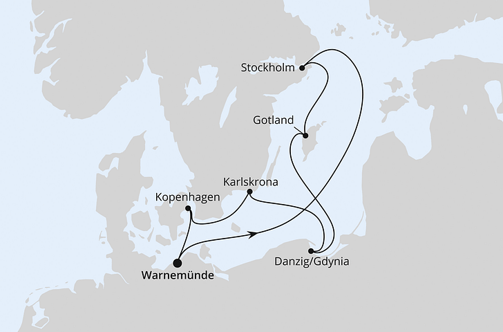Impression zu Kreuzfahrten mit AIDAdiva - Sommer 2026 - Schweden, Polen & Dänemark