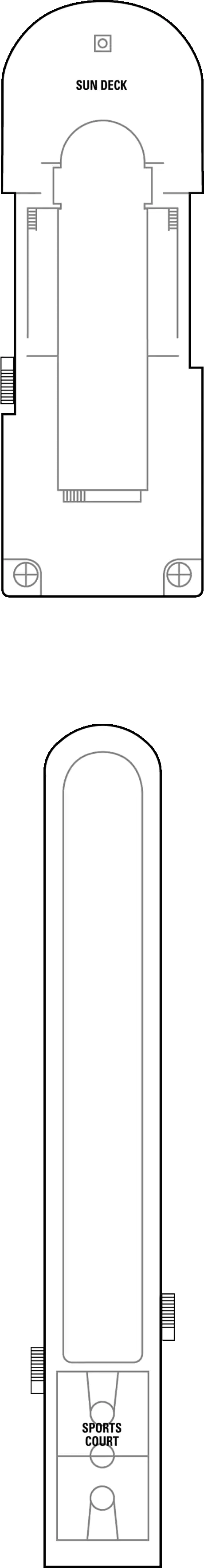 Pride of America - Norwegian Cruise Line - Deck 14 (Deck 14)