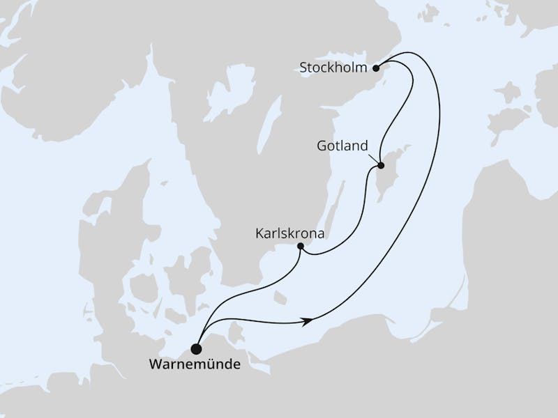 Kurzreise nach Schweden ab Warnemünde