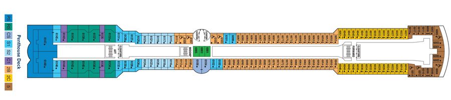 Celebrity Infinity - Celebrity Cruises - 6 PENTHOUSE DECK