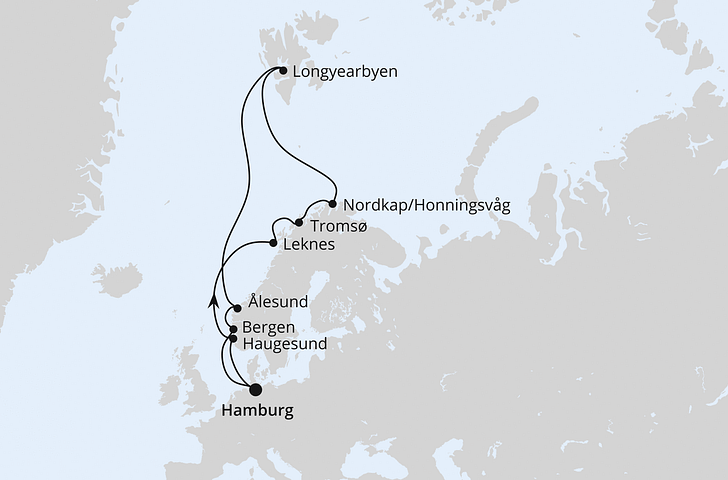 Impressionn zu AIDA PREMIUM All Inclusive Sommer 2025 - AIDAluna - Norwegen mit Spitzbergen & Lofoten