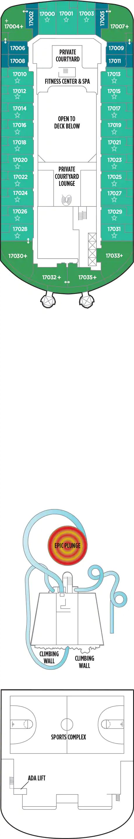 Norwegian Epic - Norwegian Cruise Line - Deck 17 (Deck 17)