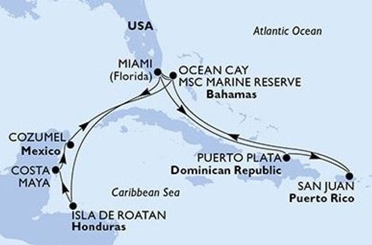 Impression zu MSC Last Minute Special - MSC World America - Karibische Schätze