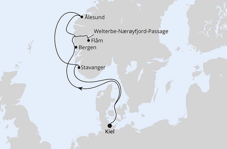 Impression zu Unsere Besten AIDA Reisen - Norwegens Welterbe