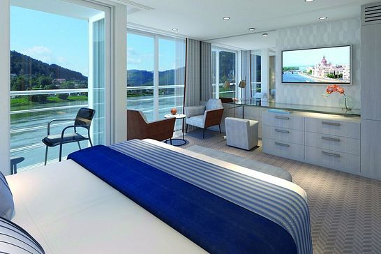 LADY DILETTA - Plantours Flusskreuzfahrten - Kategorie 7, Suite mit Balkon, Zweibett außen (LK07)