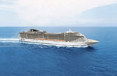 Mittelmeer mit der MSC Splendida