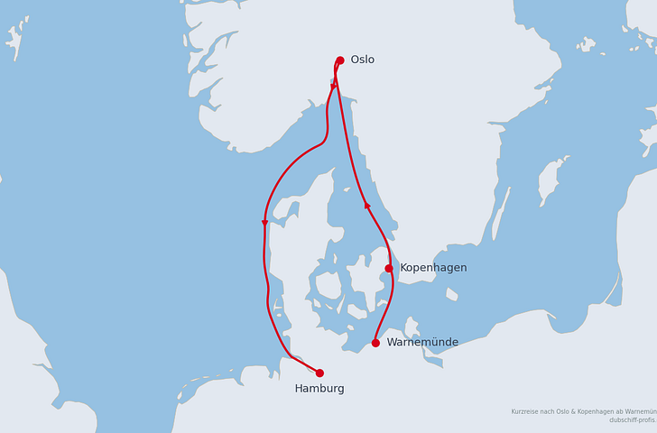 Impression zu Herbstferien 2026 - AIDAluna - Kurzreise nach Oslo & Kopenhagen
