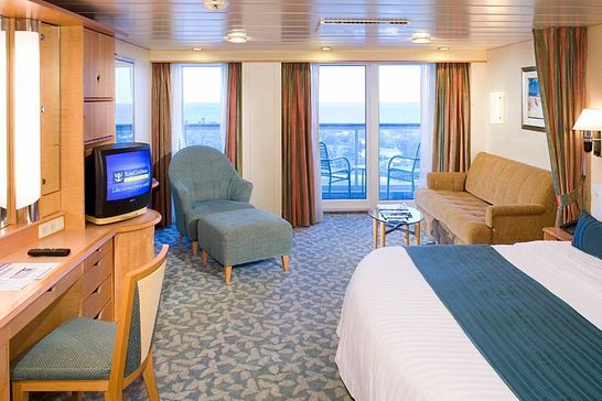 Adventure of the Seas - Royal Caribbean International - Panorama Suite mit Blick auf das Meer (ohne Balkon) (VP)