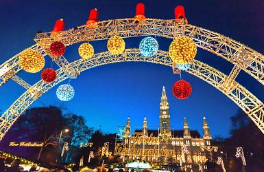 Weihnachtsbeleuchtung in Wien