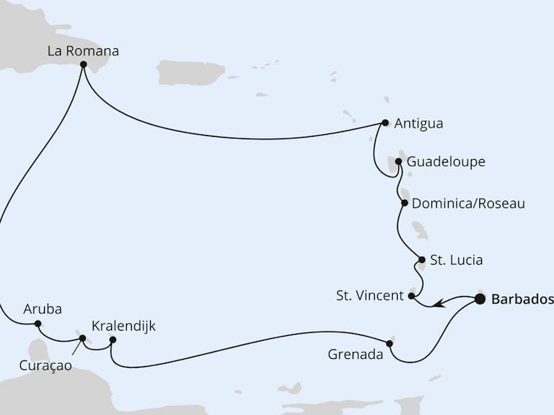  Karibische Inseln ab Barbados