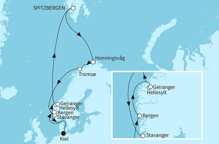 Impression zu Sommer 2026 - Mein Schiff 7 - Traumreise Norwegen bis zum Nordkap