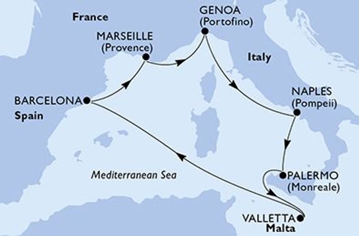 Impression zu Sommer 2027 - MSC Seaview - Mediterrane Entdeckungsreise